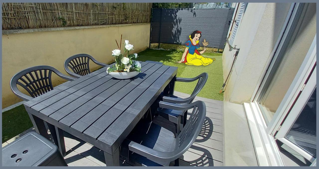 Appartement Avec Salle De Jeux Privee,10Min De Disney Transport En Commun 6 Couchages Chanteloup En Brie Ngoại thất bức ảnh