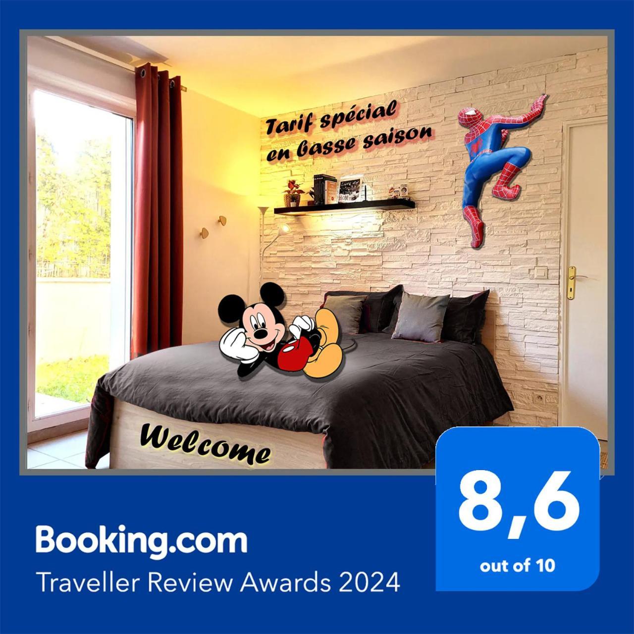 Appartement Avec Salle De Jeux Privee,10Min De Disney Transport En Commun 6 Couchages Chanteloup En Brie Ngoại thất bức ảnh